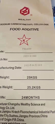 CMC 25kg Food Grade E466 Thickener Powder CAS 9004-32-4